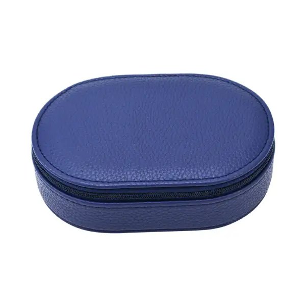 Leah Oval Travel Jewelry Box