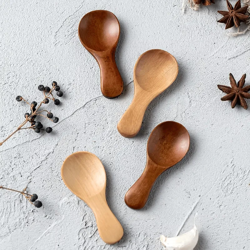 Wooden Condiment Spoon Set