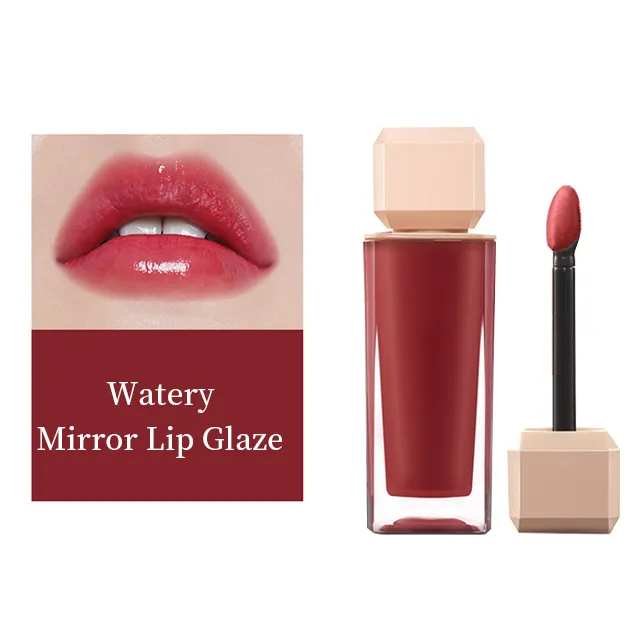 5 Colours Bright Attractive Lip Gloss Plump Moisturizing Waterproof Jelly Watery Mirror Lip Gloss Lipstick