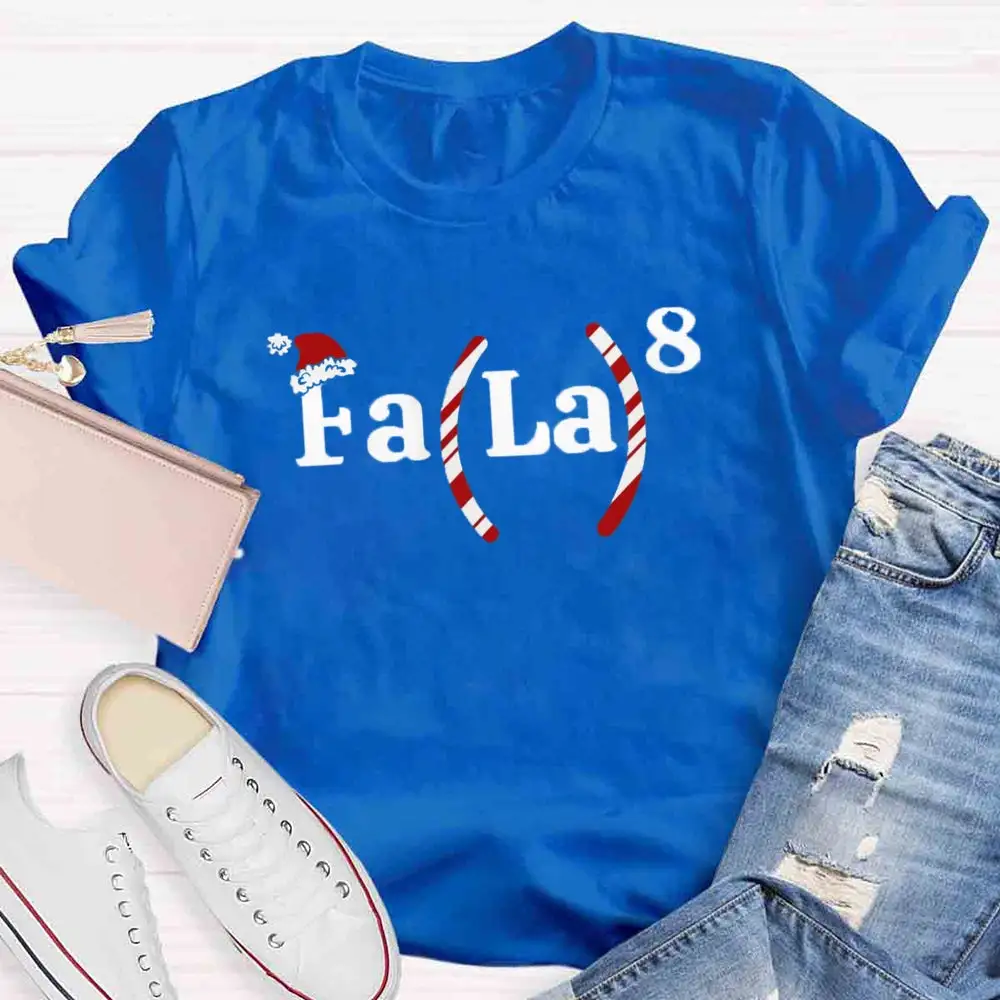 Fun Numbers Christmas Teacher T-Shirt