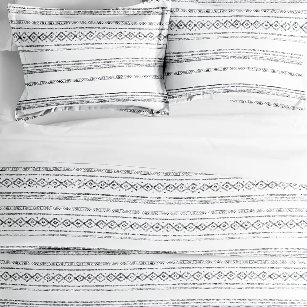 Threads Pattern Duvet Cover Set