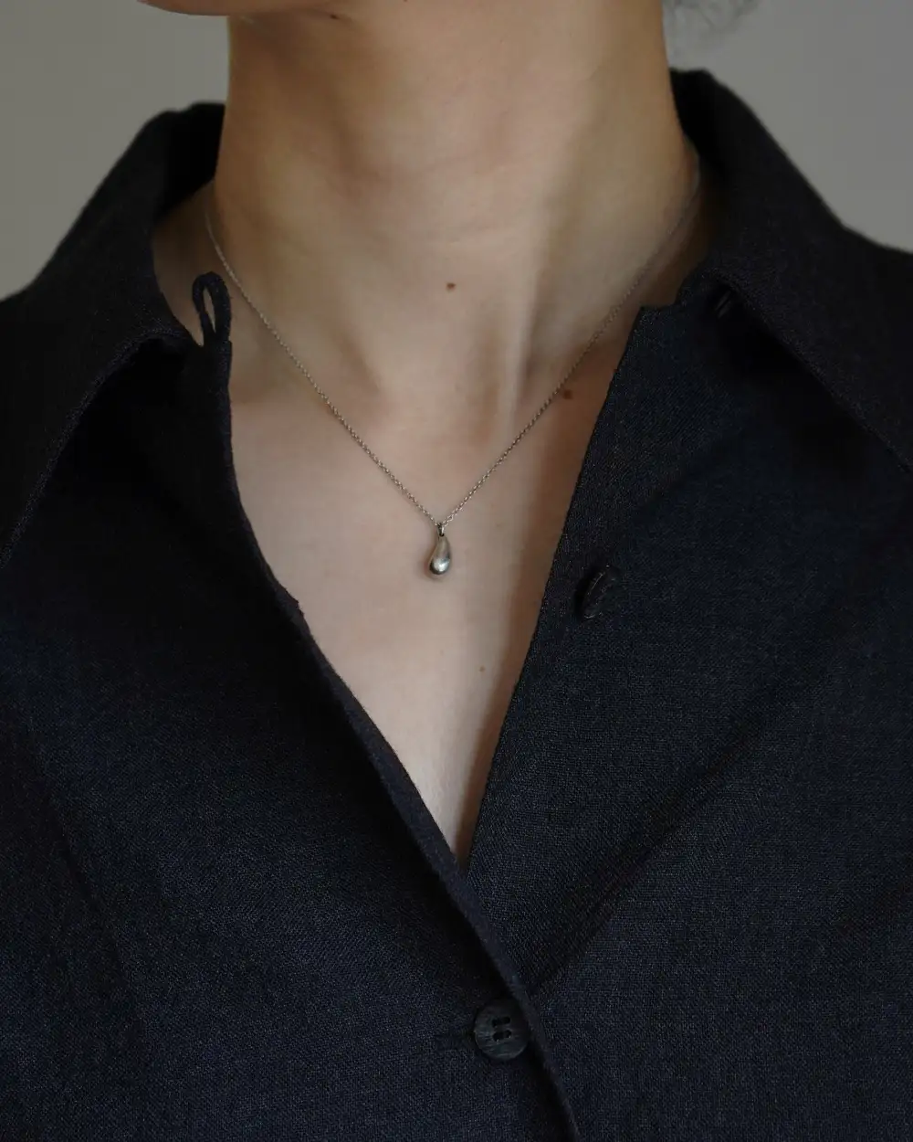 Refined Teardrop Necklace