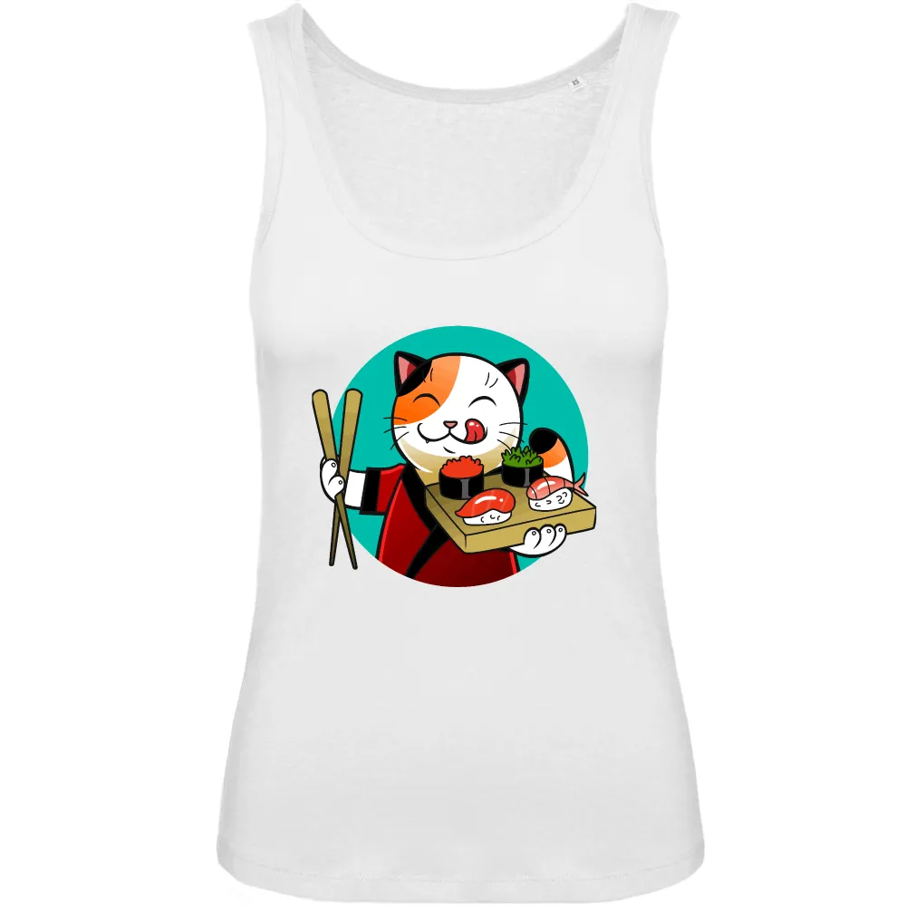 Sushi Cat Graphic Tank