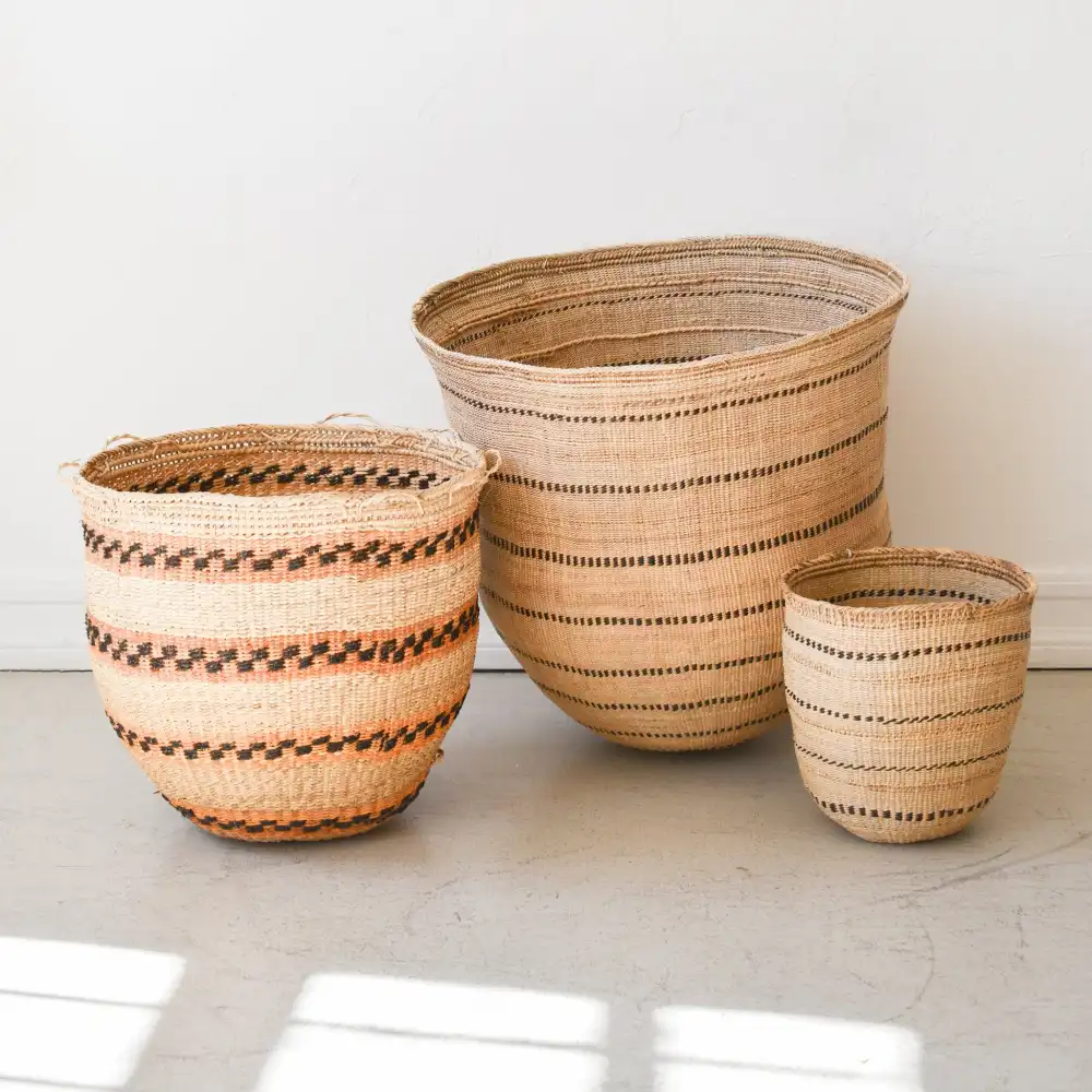Basket with Yanomami Painting