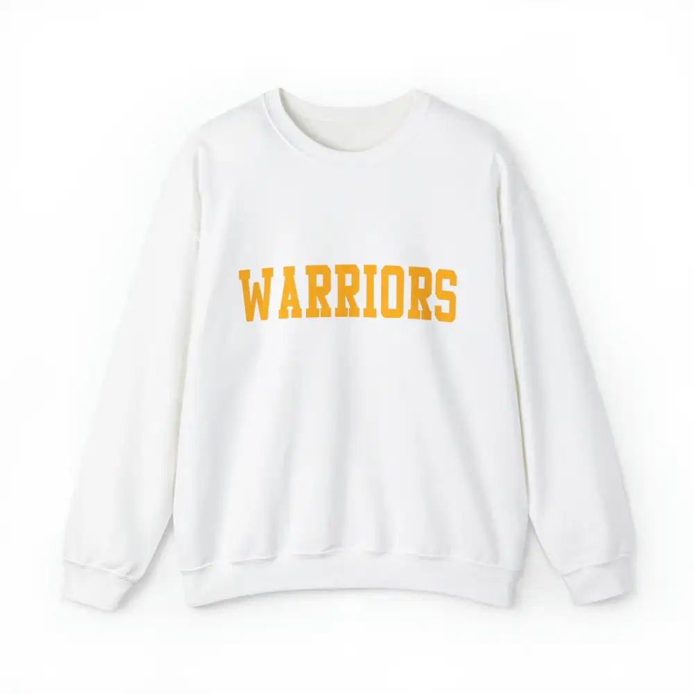 Everyday Athletic Lettering Blue Accent Gold Accent Team Graphic Crewneck Sweatshirt