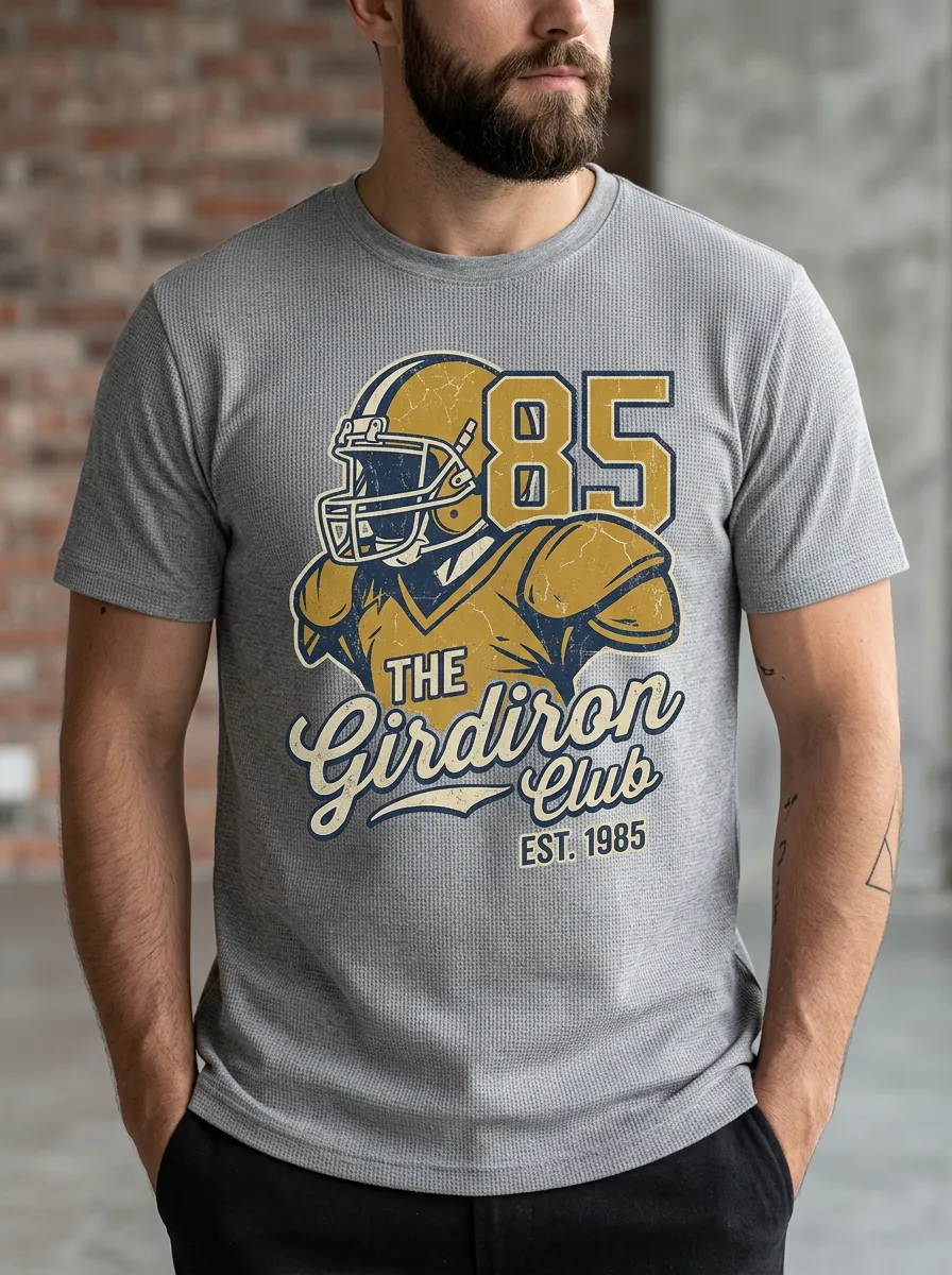 Men's Heritage Gridiron Helmet Graphic T-Shirt