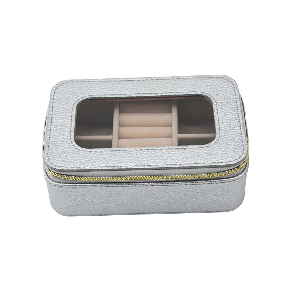 Leah Clear Top Jewelry Box