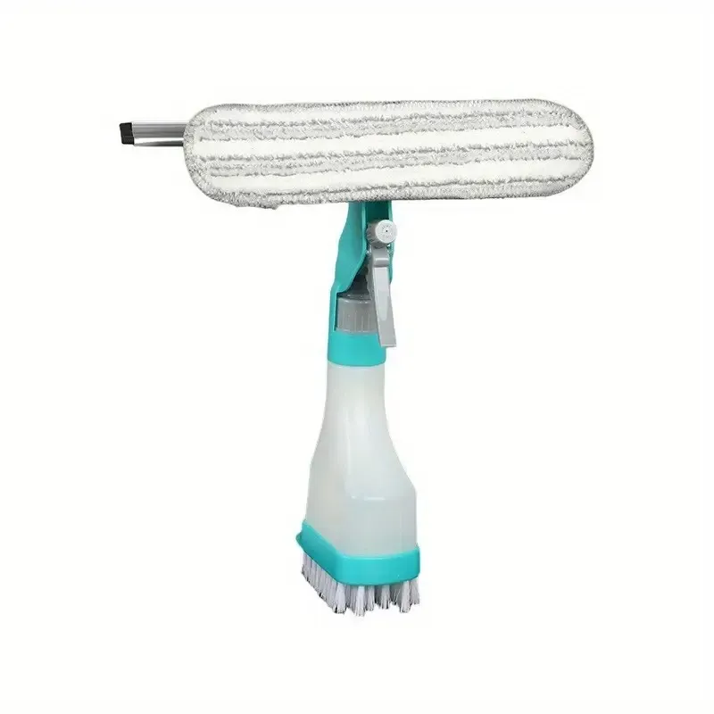 4-In-1 Glass Cleaning Brush With Spray