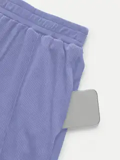 Tailored Round-Neck Pants Matching Set