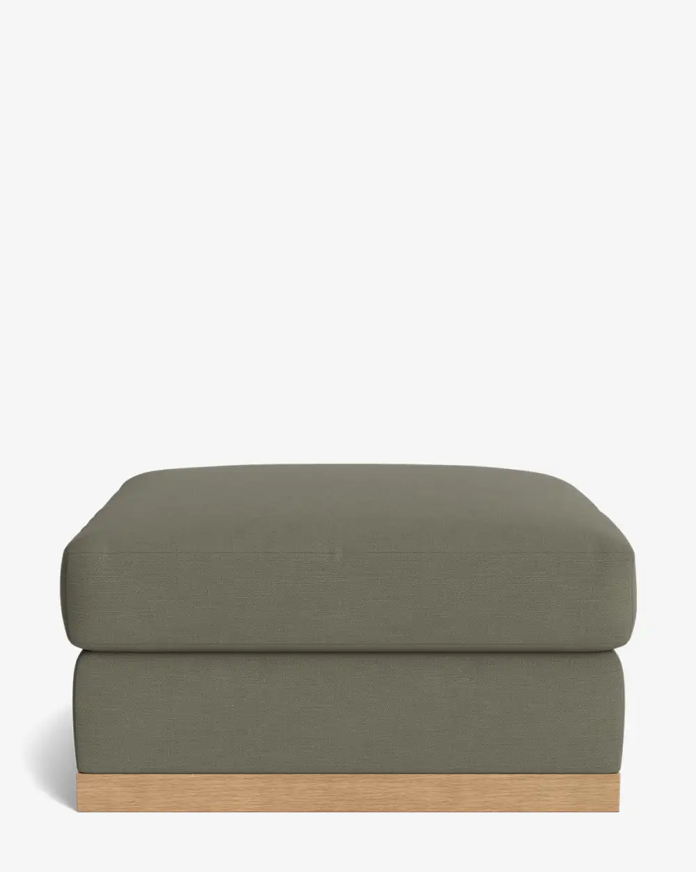 Modular Velvet Ottoman