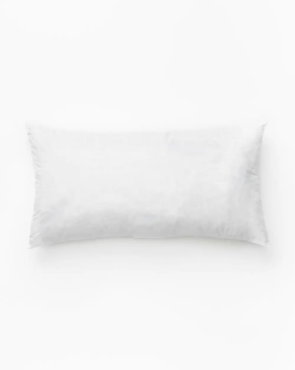 Feather-Filled Cotton-Covered Pillow Insert