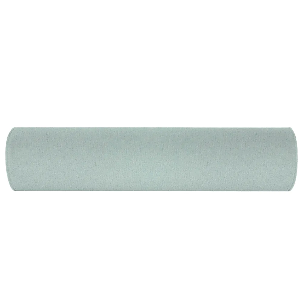 Polished Velvet Self-Welt Bolster Pillow