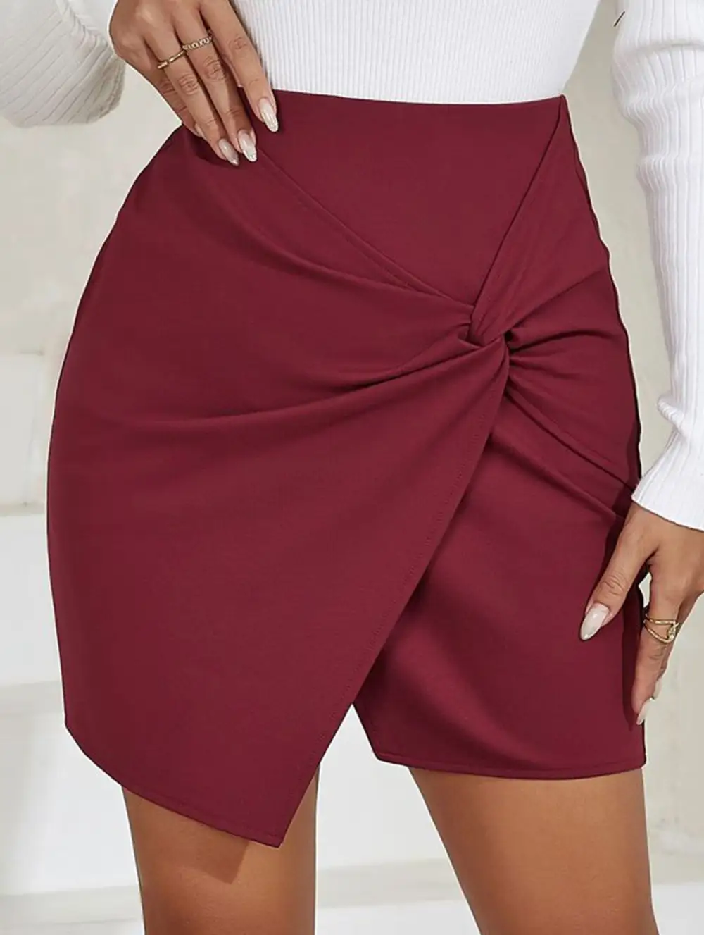 Weekend High Waist Bodycon Mini Skirt