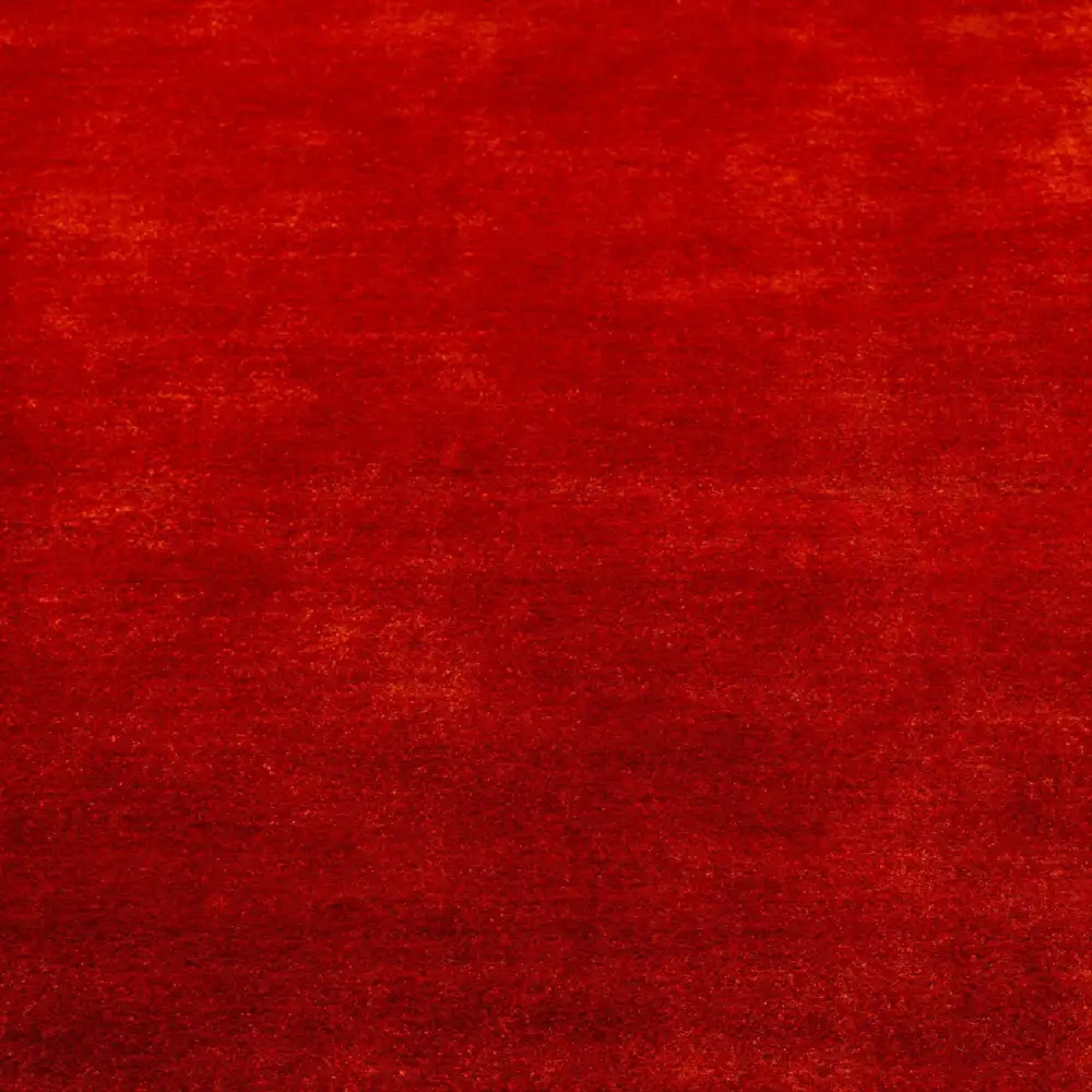 Hand-Loomed Wool Fringe Round Carpet
