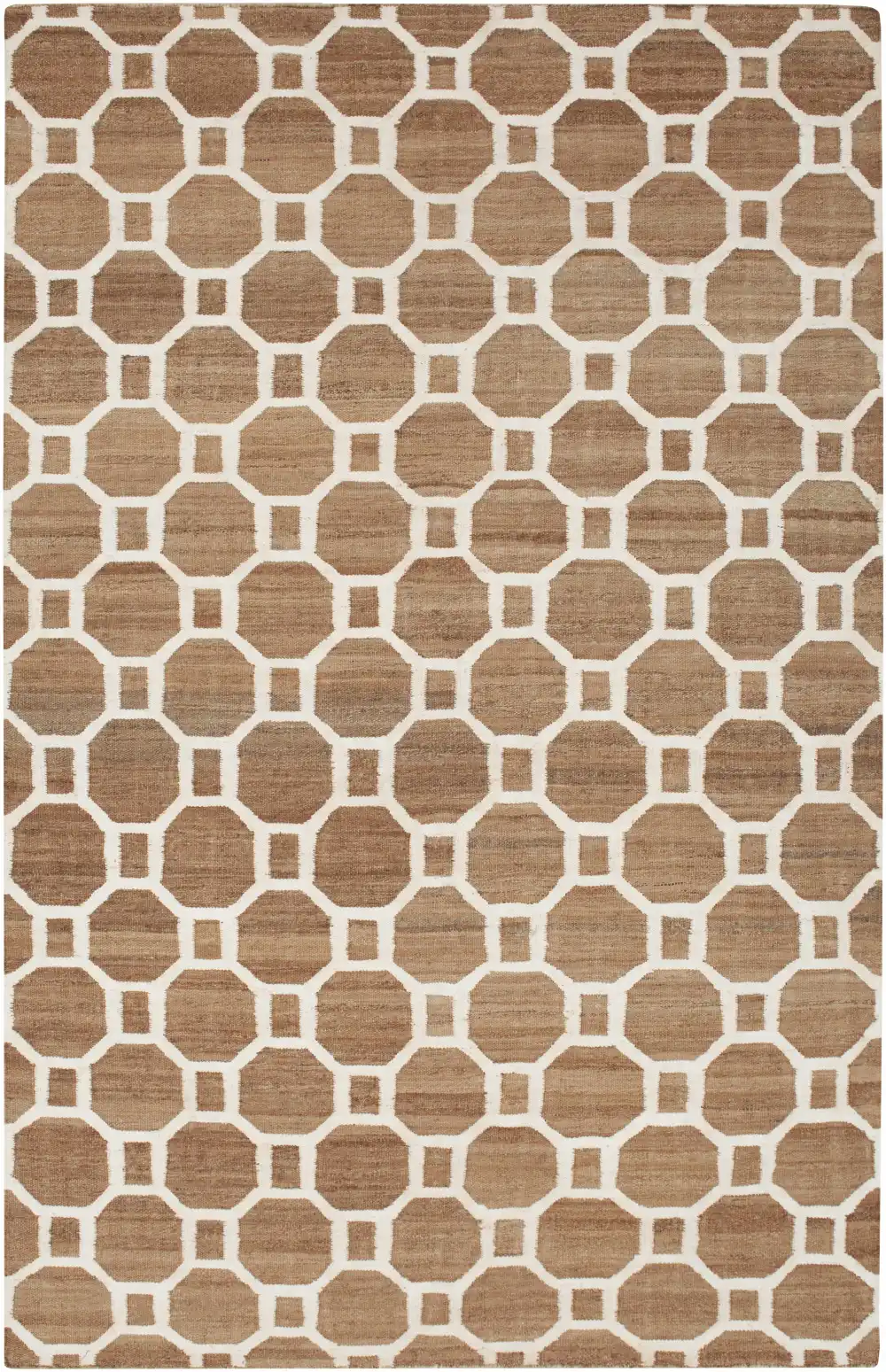 Textured Contemporary Jute Area Rug