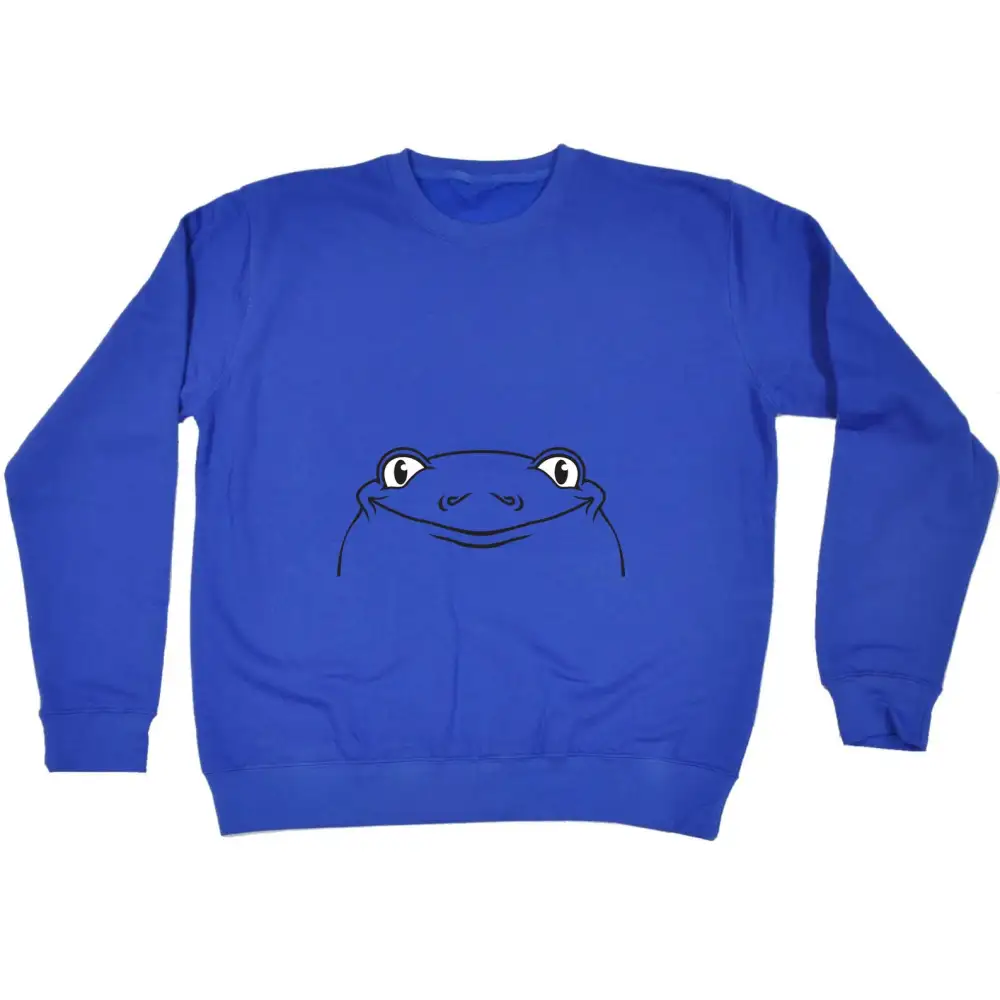 Frog Face Graphic Sweatshirt
