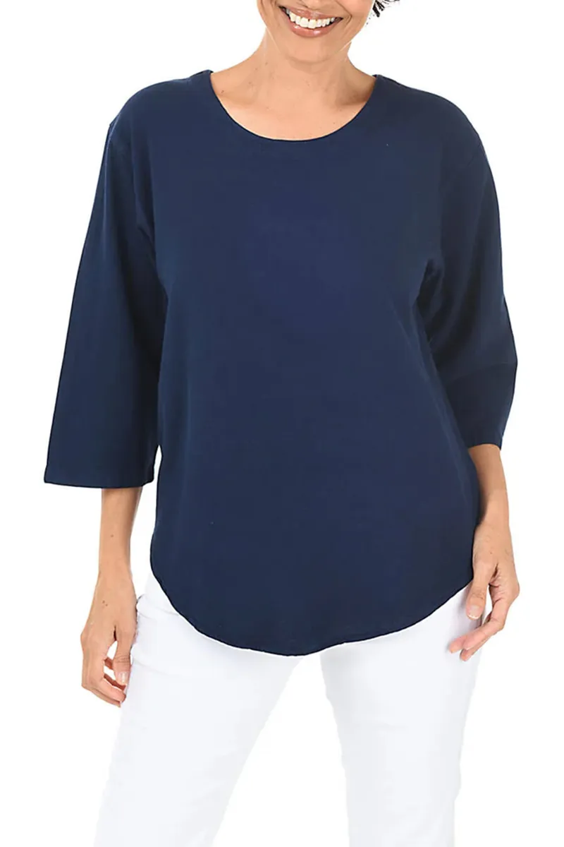 Cotton Fabric Crinkle Top