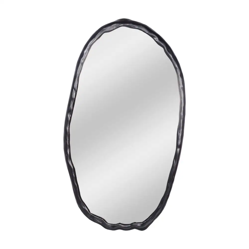 Organic Shape Oval Wall Mirror