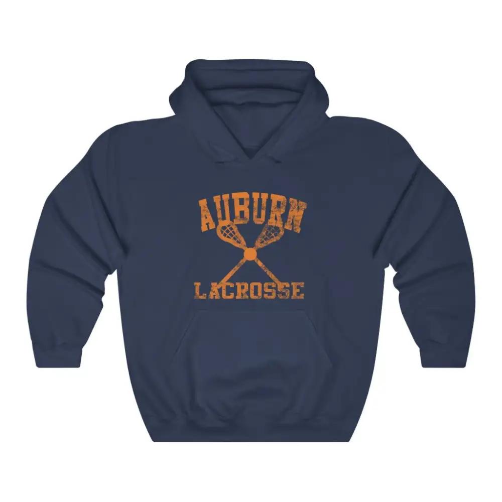 Vintage Lacrosse Graphic Pullover Hoodie