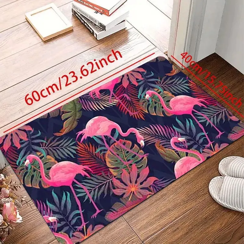 Tropical Flamingo Entry Mat