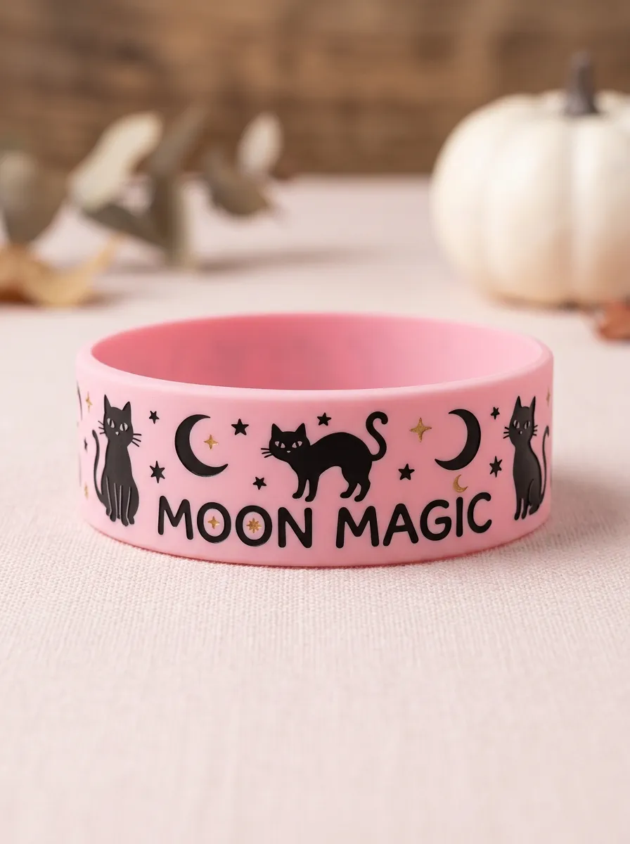 Cat Cat Halloween Graphic Wristband