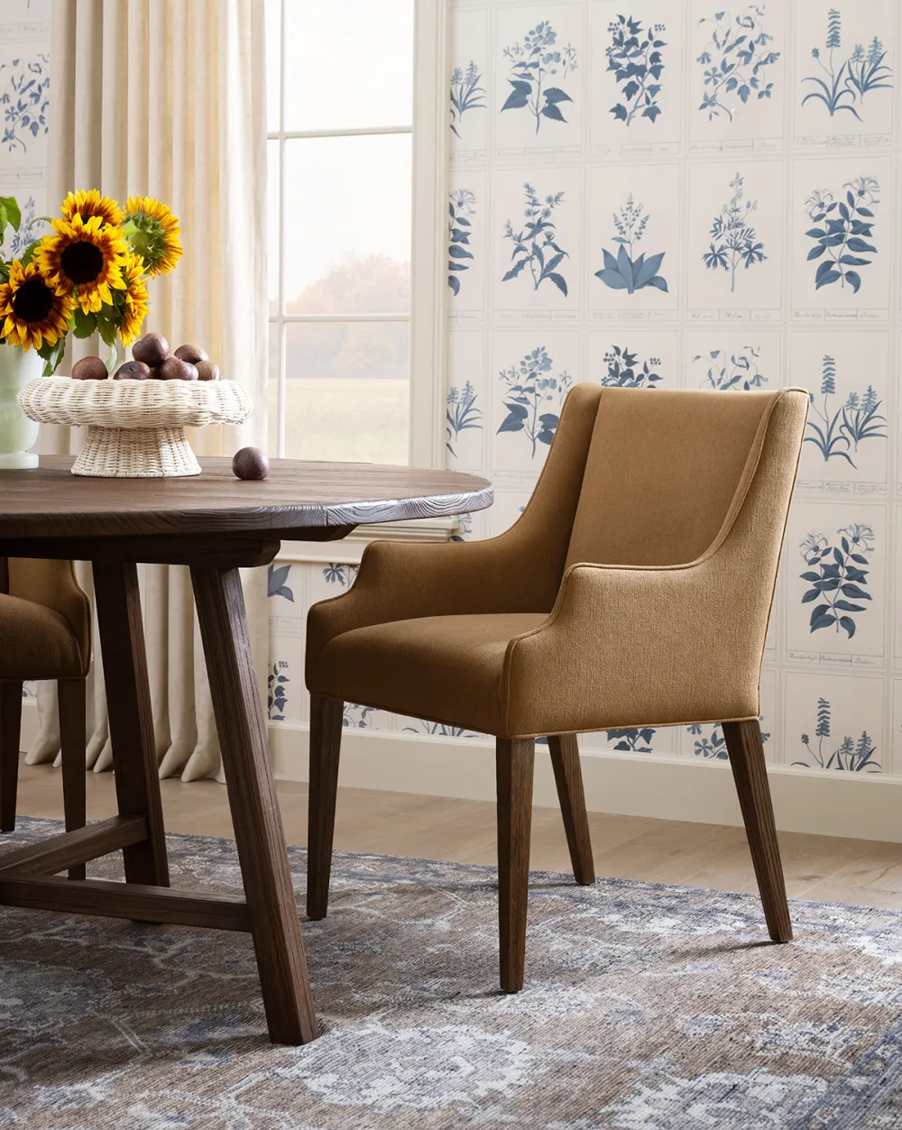 Tailored Linen Dining Chair