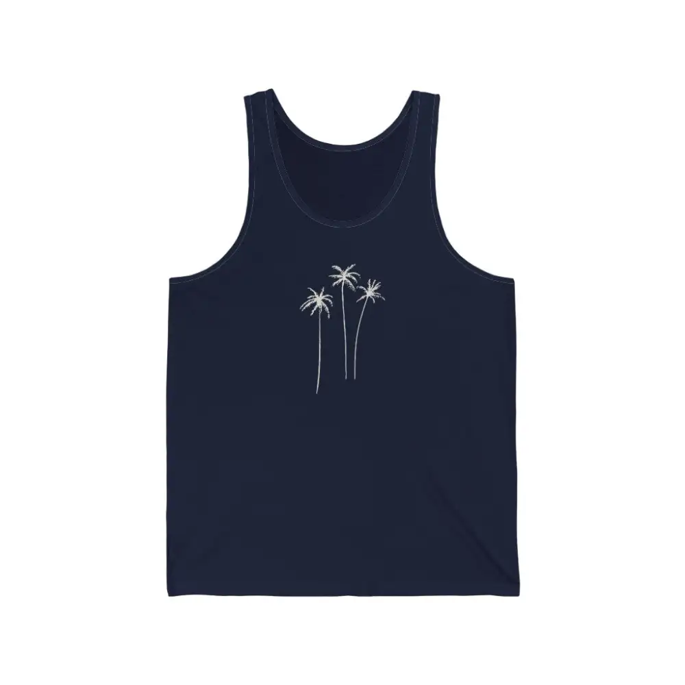 3 Palm Trees Designer Tank Top
