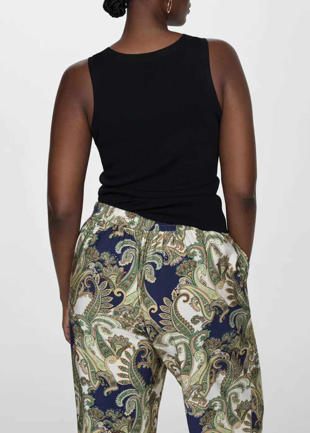 Bow Printed Pants