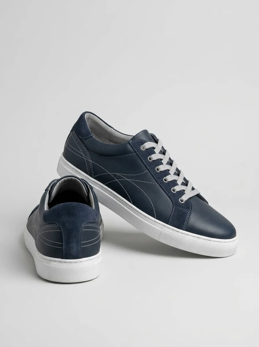 Men's Minimalist Suede Stitched Casual Shoes