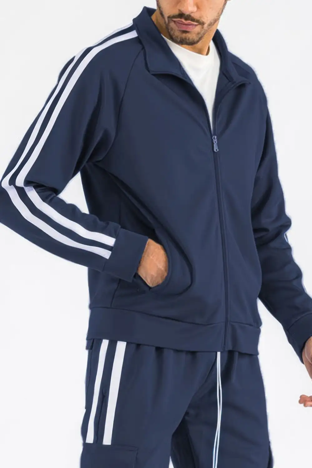 Double Stripe Track Jacket