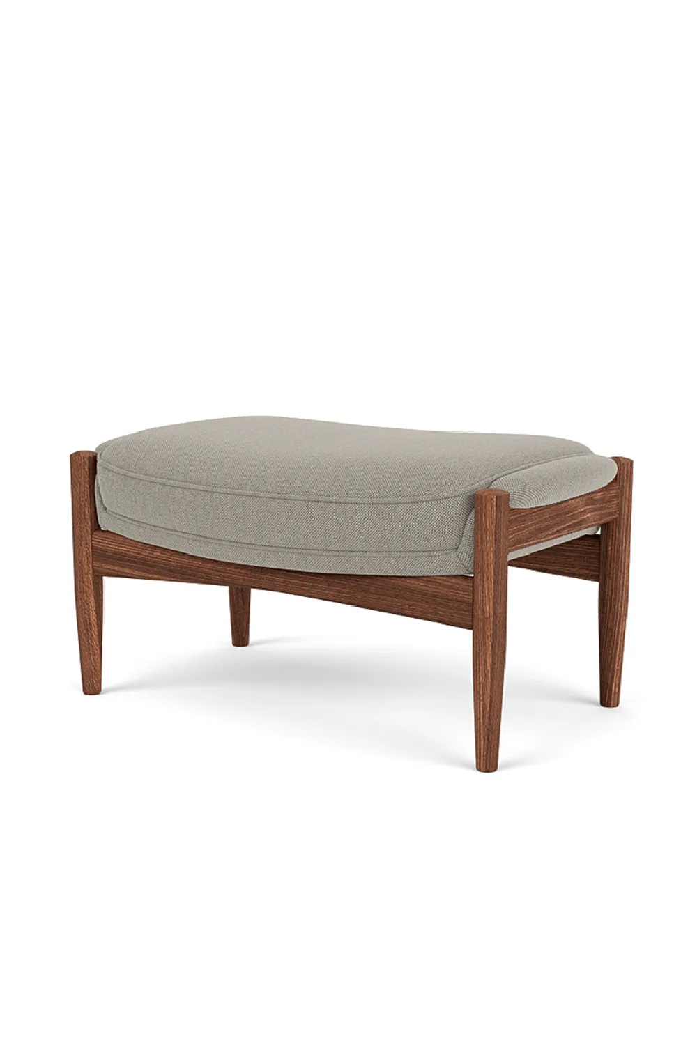 Wooden Leg Padded Ottoman