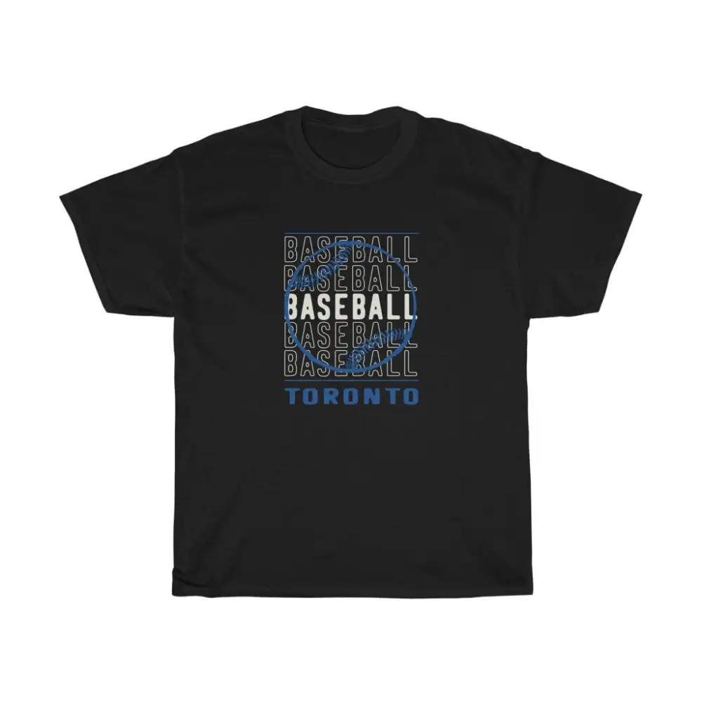 Baseball Toronto with Baseball Graphic T-Shirt