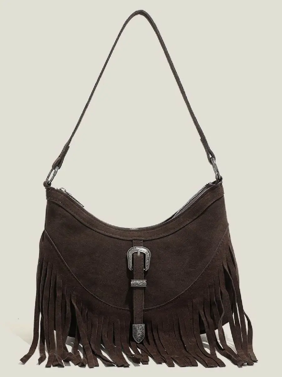 Arielle Fringed Shoulder Bag