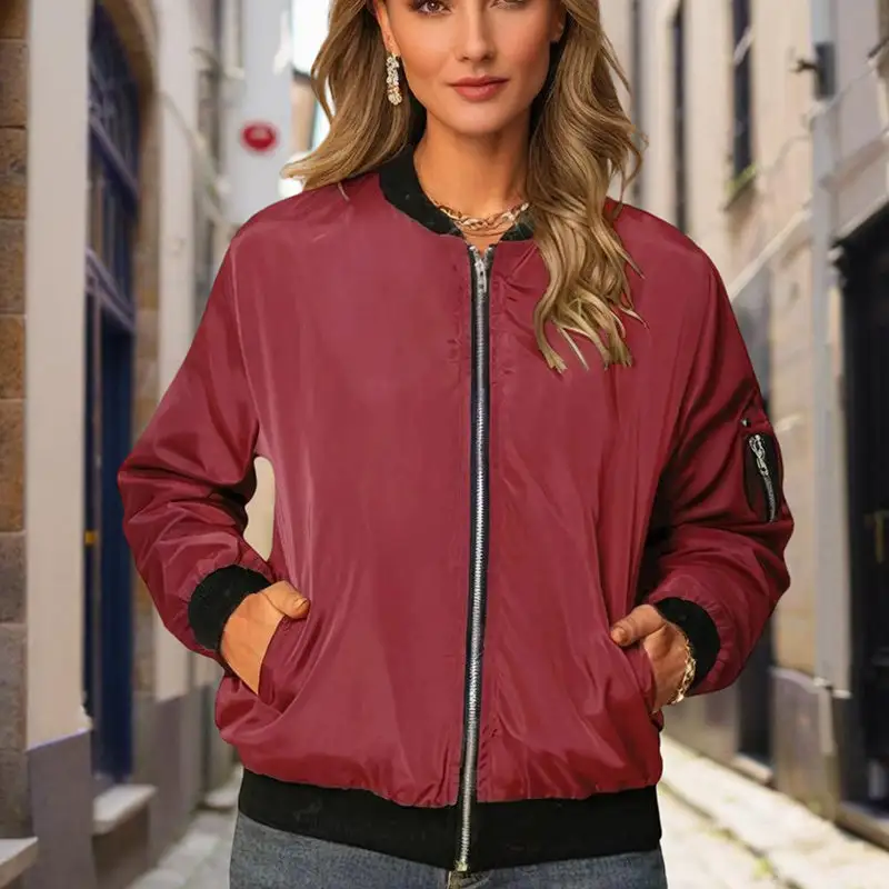 Modern Zip Collar Jacket