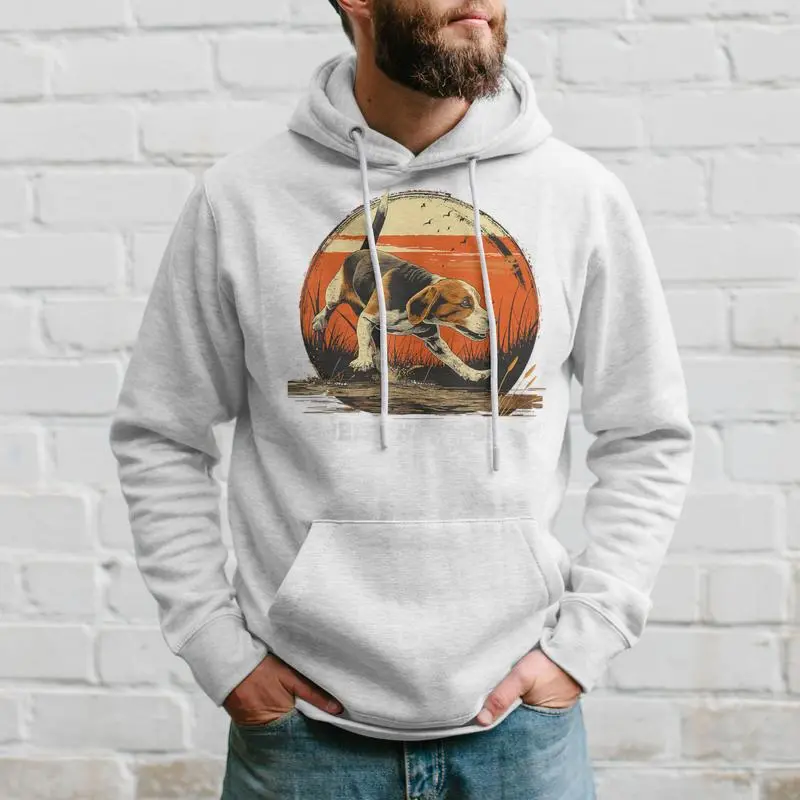 Dog Hunter Rabbit Chasers Club Beagle Hunting Hoodie
