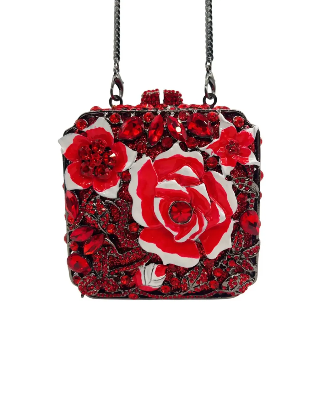 Laila Rose Rhinestone Clutch Bag