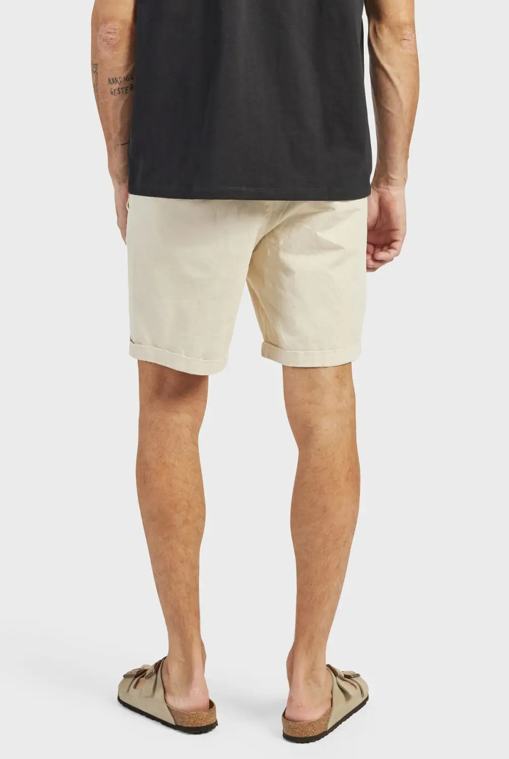 Slim Fit Stretch Cotton Chino Casual Shorts