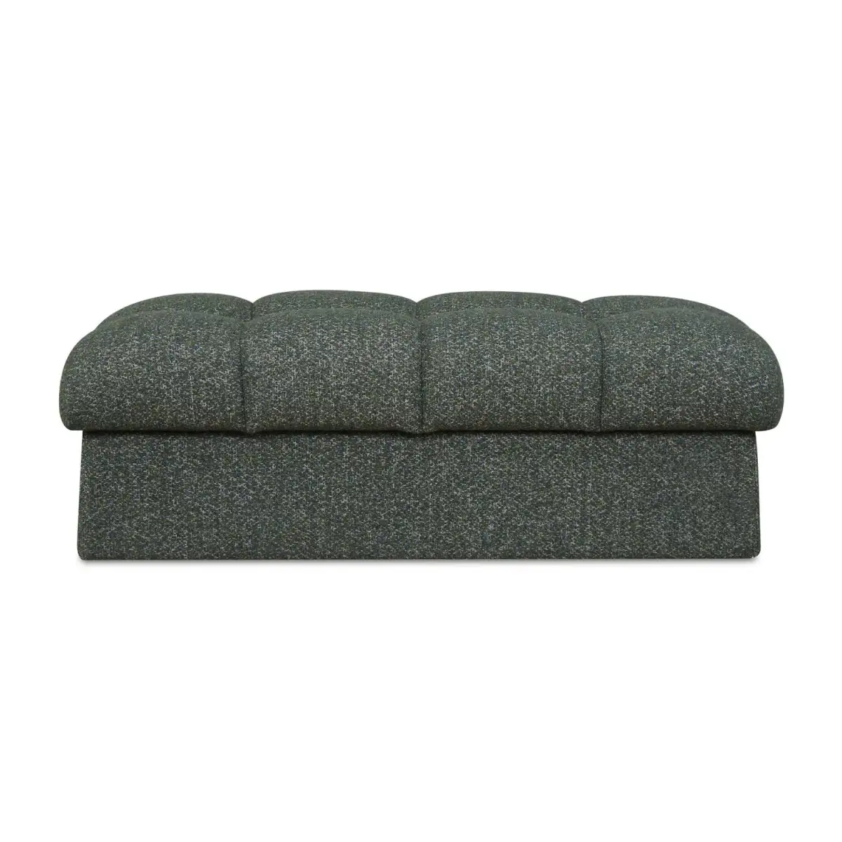Block-Tufted Tufted Accent Bench