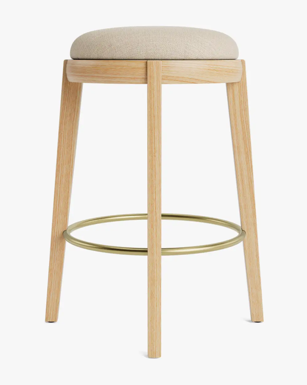 Modern Leather Counter Stool
