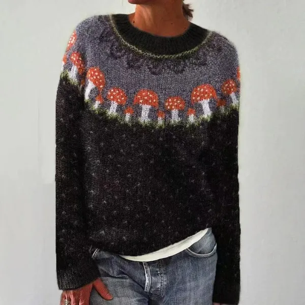 Winter Textured Style Sweater