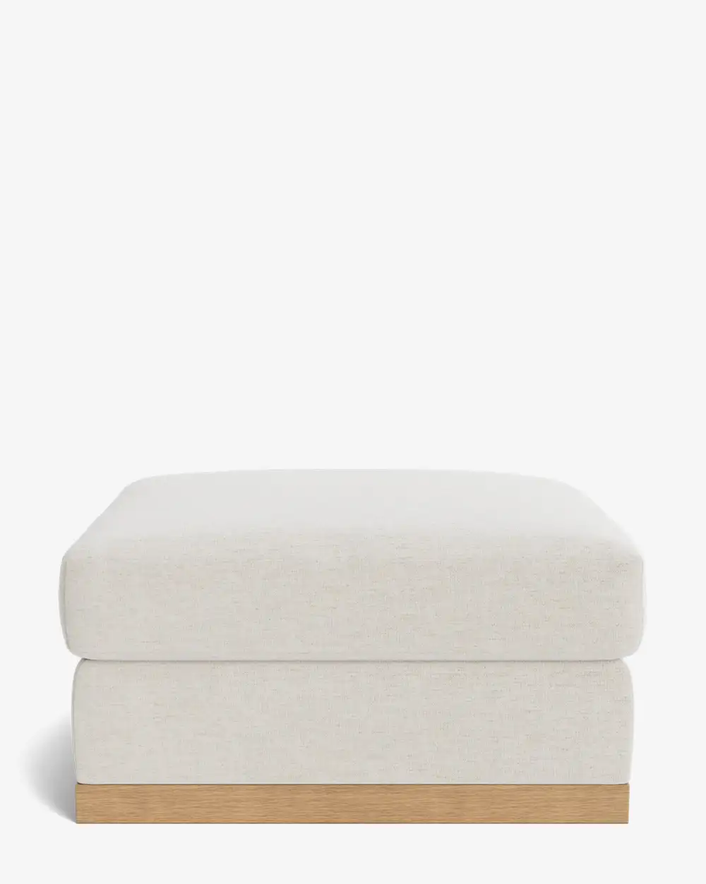 Modular Velvet Ottoman