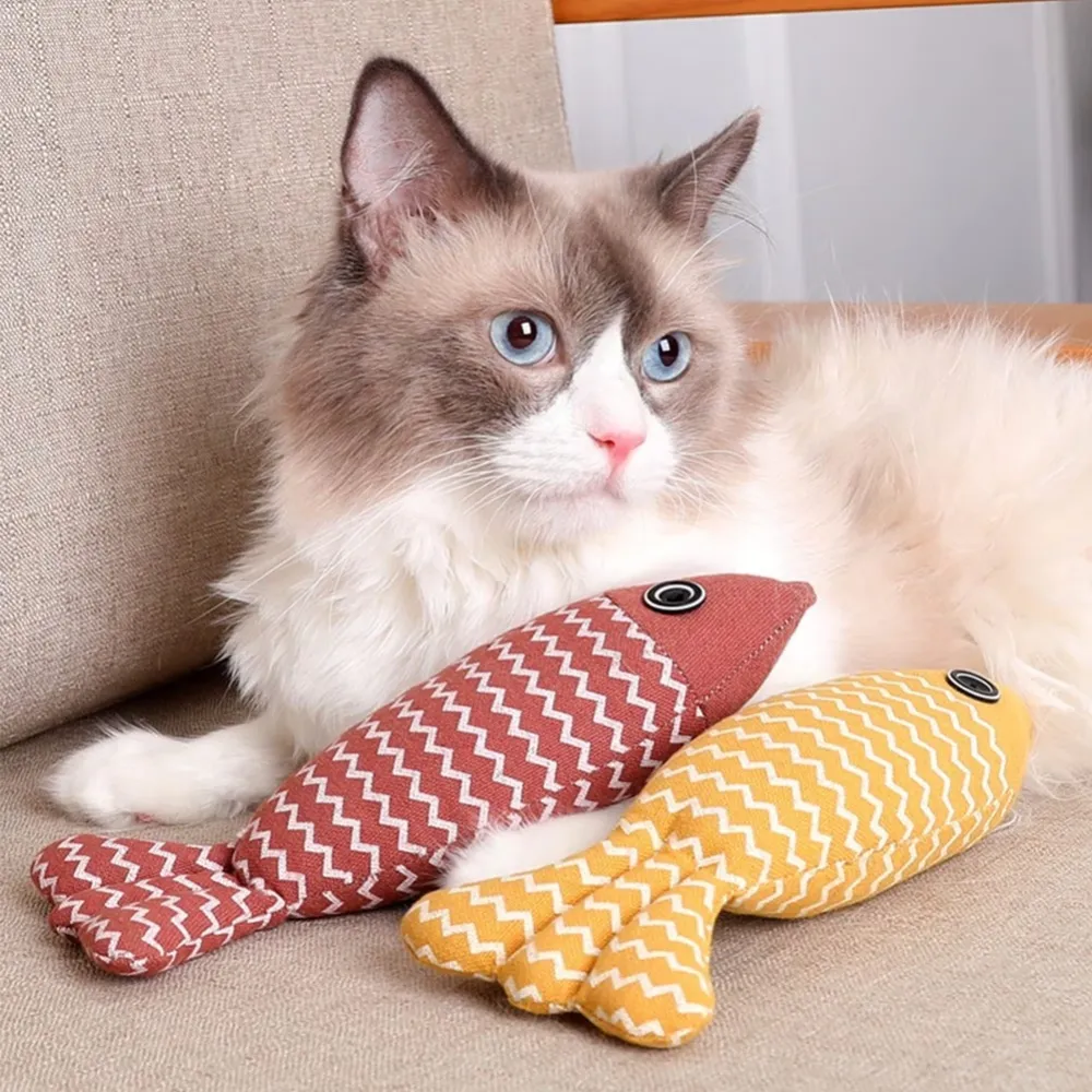 Interactive Cat Fish Toy
