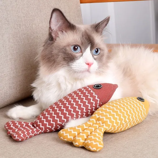 Interactive Cat Fish Toy