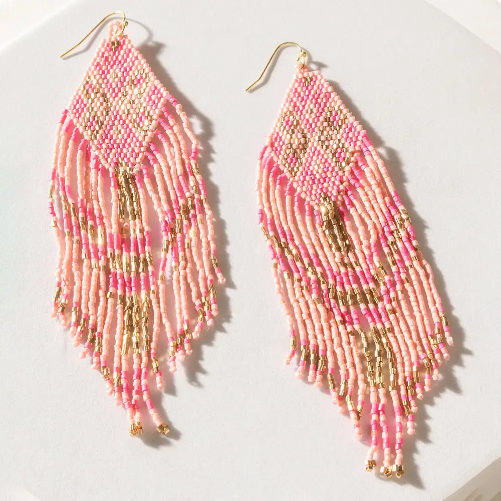 Playful Polished Artful Fringe Earrings