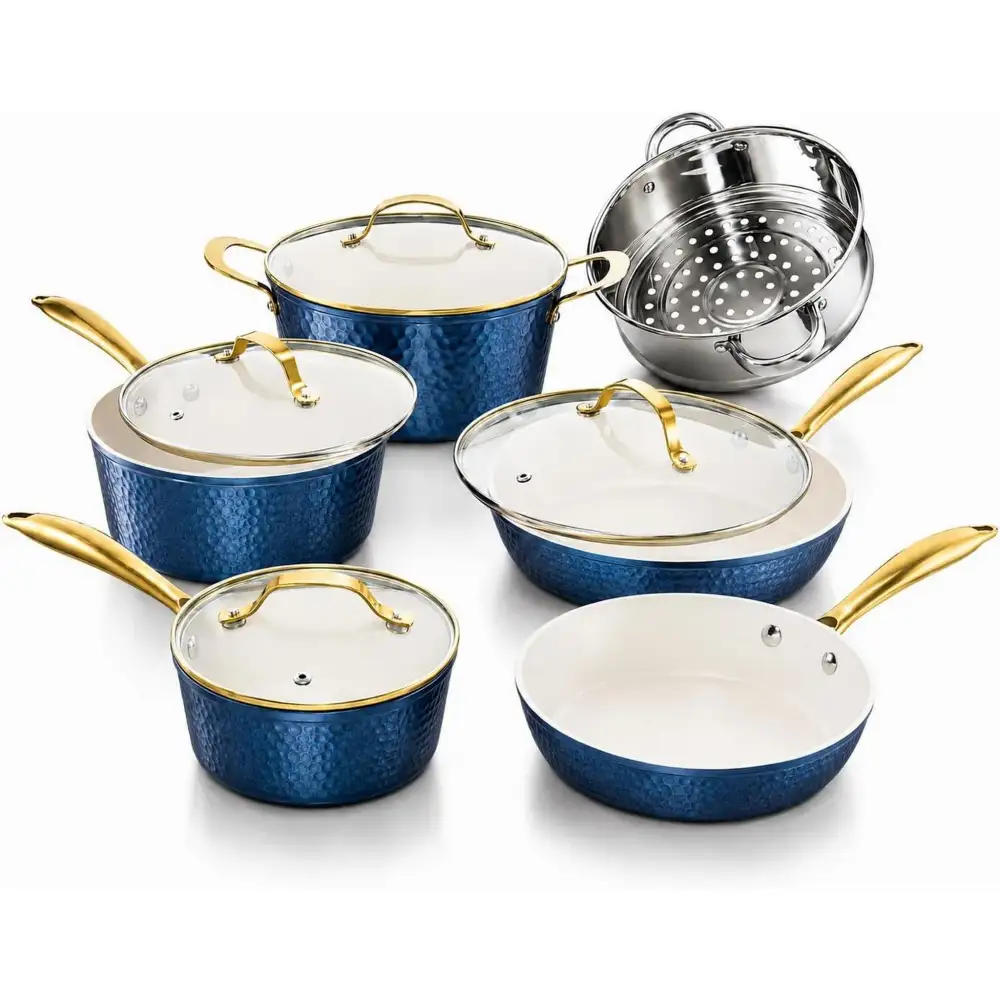 Textured Hammered Kitchen Set