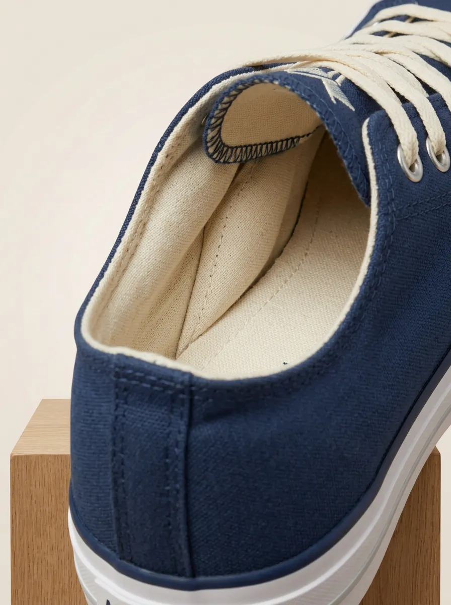 Modern Detailed Women's Low-Top Canvas Shoes