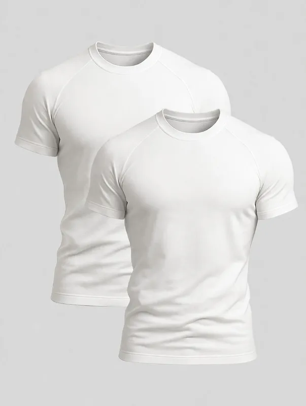 White Clean Fit T-Shirt Easy Fit