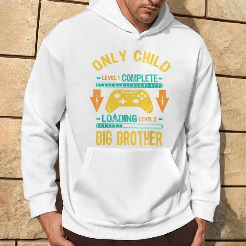 Level Only Child Ready Level Big Brother Is Loading Hoodie