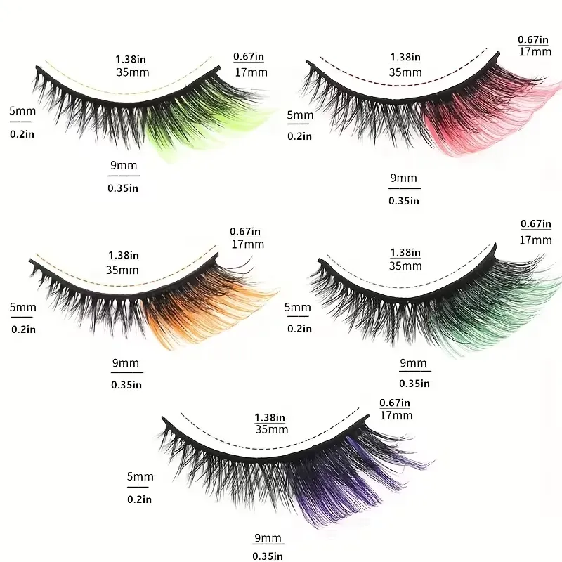 Multi-Color False Lashes
