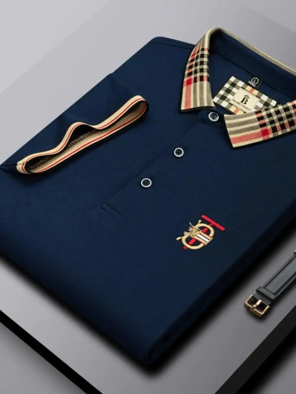Simple Collared Polo Shirt